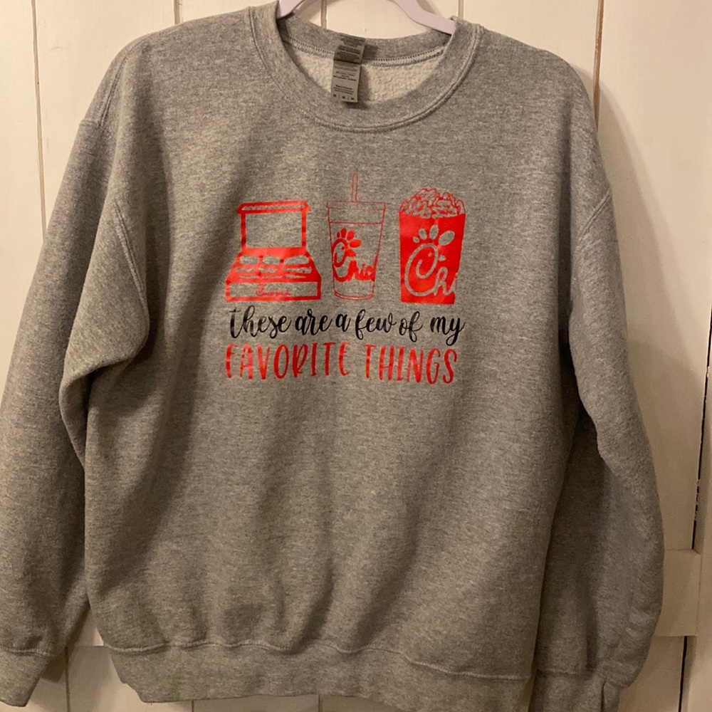 Chick fil a favorite things sweatshirt